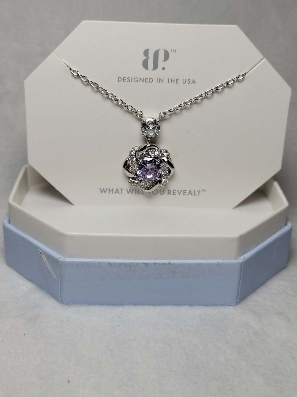 BP Wrapped Up In You Lavender Topaz CZ Rhodium